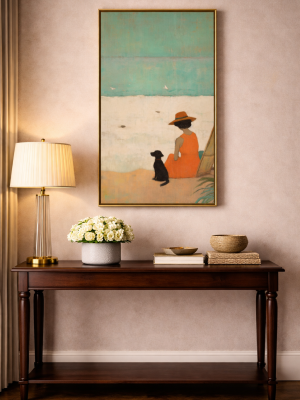 Cuadro "playa de otoño"