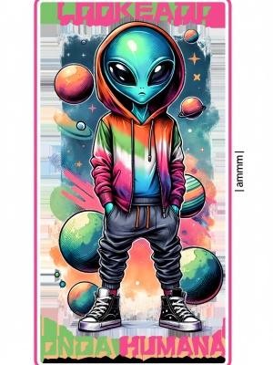 Sticker Alien Cool