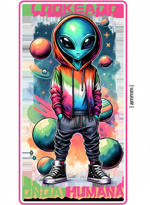Sticker Alien Cool