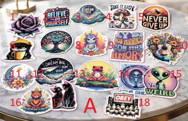 Combo de 15 Stickers